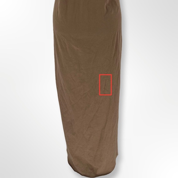 Frank & Eileen Cory Vintage Muscle Tshirt Maxi Dress Heritage Jersey Toasted Tan - Picture 3 of 8